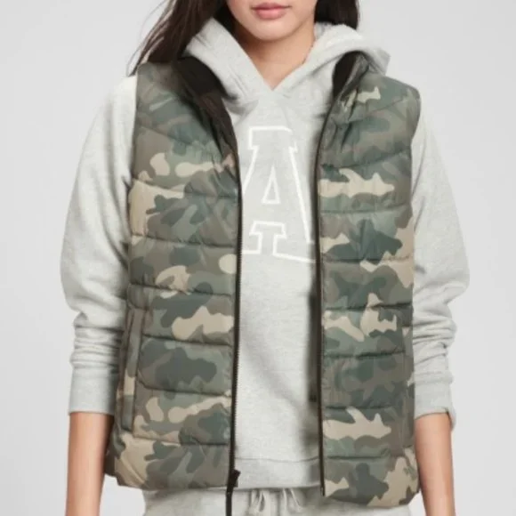 Gap factory puffer vest deals